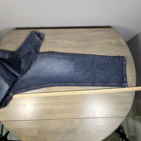 Men’s Levi Strauss 505 Regular Fit 38X32 Bootcut Dark Wash - Picture 7 of 7